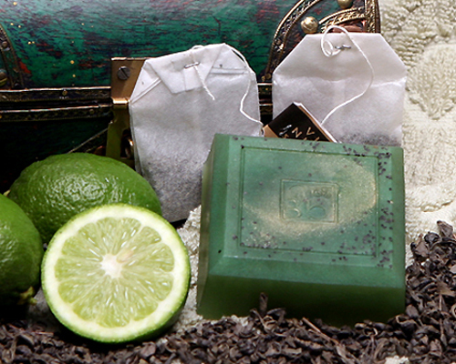 Green Tea & Lime 4oz - Click Image to Close